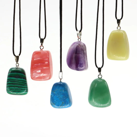 Pendentif Pierre Naturelle Reiki 30mm - Quartz Rose Aventurine