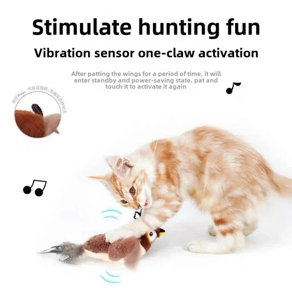Jouet Chat Oiseau Magique - Votre Compagnon Bonheur Félin