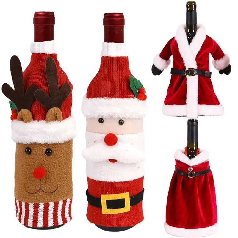 Couverture Bouteille Vin Tricotée - Votre Bonhomme Magique Cocooning