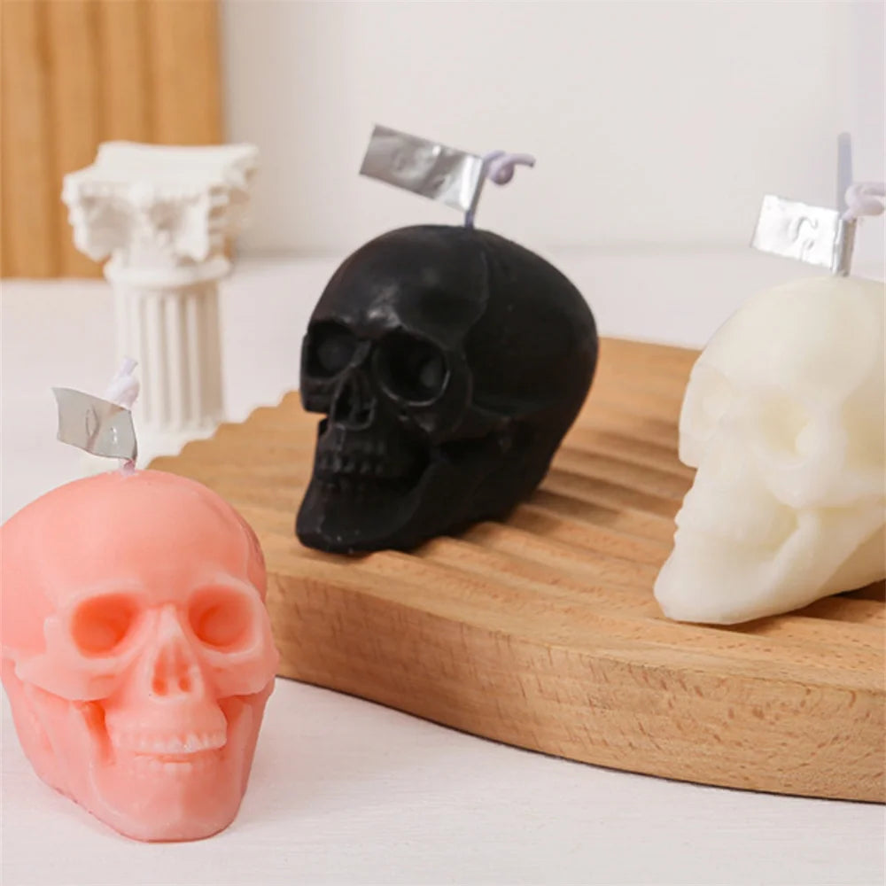 Bougie Squelette Halloween Parfumée - Votre Gardien des Ténèbres