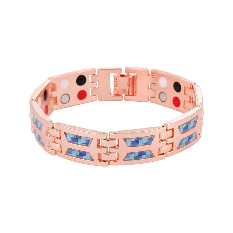 Bracelet Magnétique Titane Acier - Votre Armure Thérapeutique Masculine