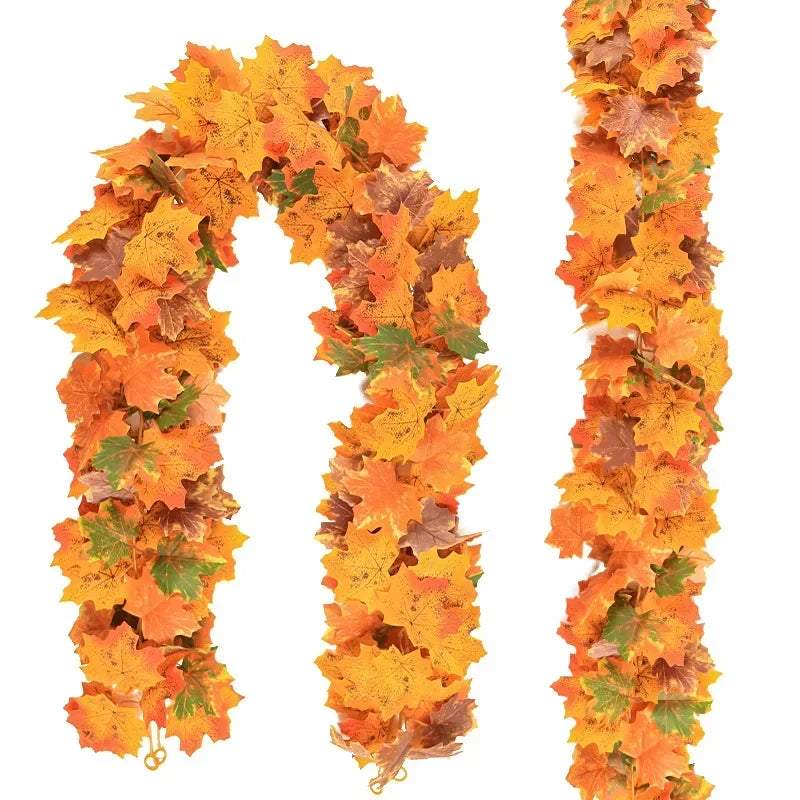 Feuilles Érable Artificielles - Décoration Murale Automne Halloween