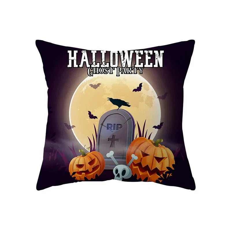 Coussin Halloween Sécurisé - Décoration Familiale