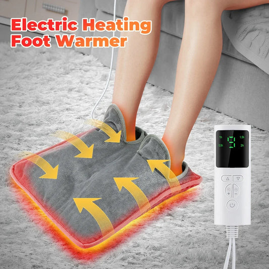 Coussin Chauffant Électrique Pieds - Chauffe-Pieds Lavable