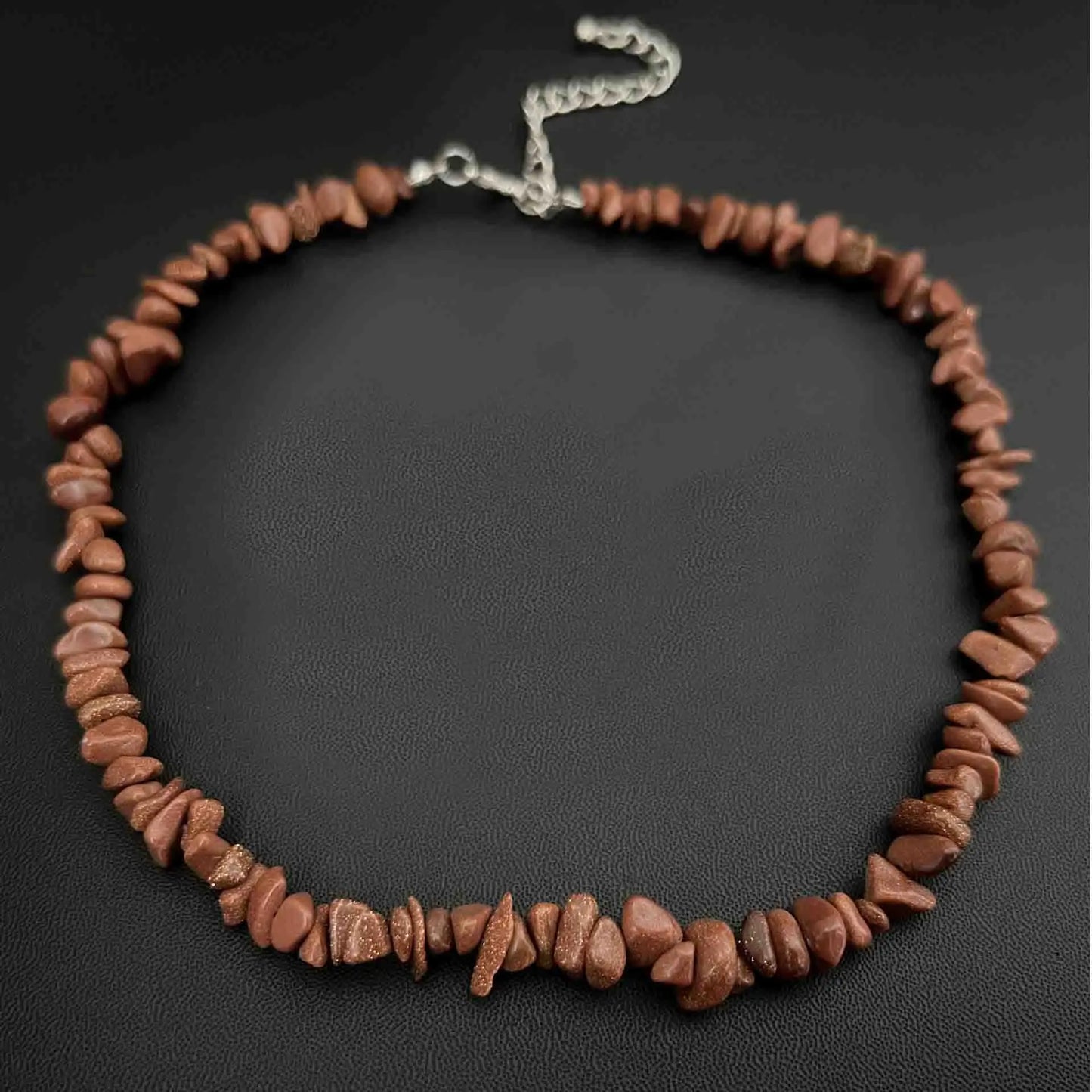 Tour de Cou Pierre Naturelle Femme 40cm - Bijou Bohème Quartz Rose