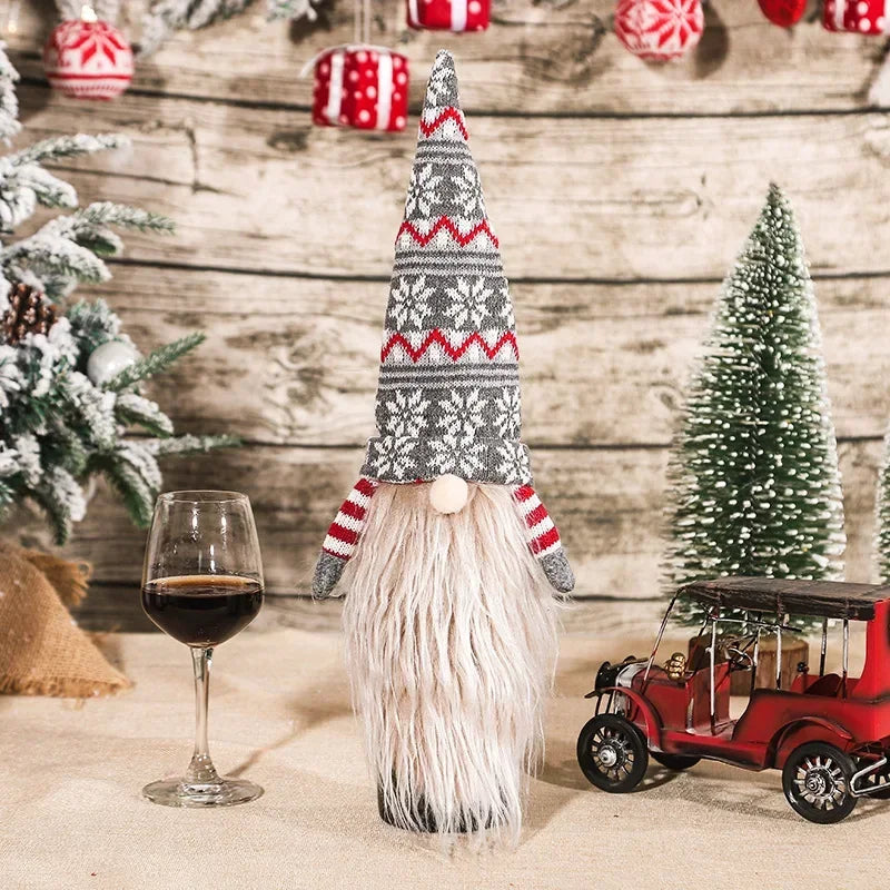Couverture Bouteille Vin Noël 2025 - Votre Habillage Magique Festif