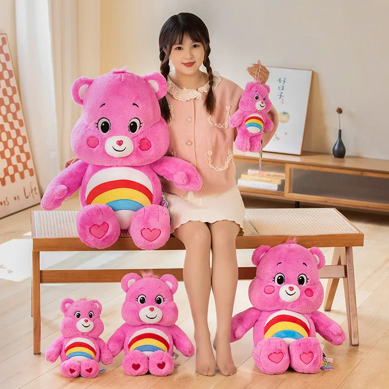 Ours Arc-en-Ciel Peluche 33cm - Compagnon Câlin Enfant