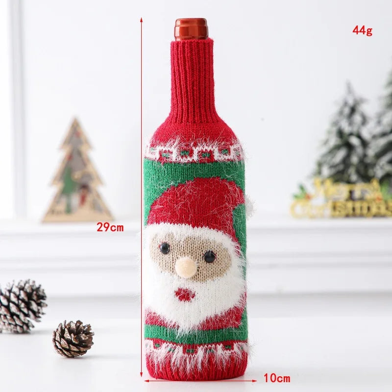 Couverture Bouteille Vin Noël 2025 - Votre Habillage Magique Festif