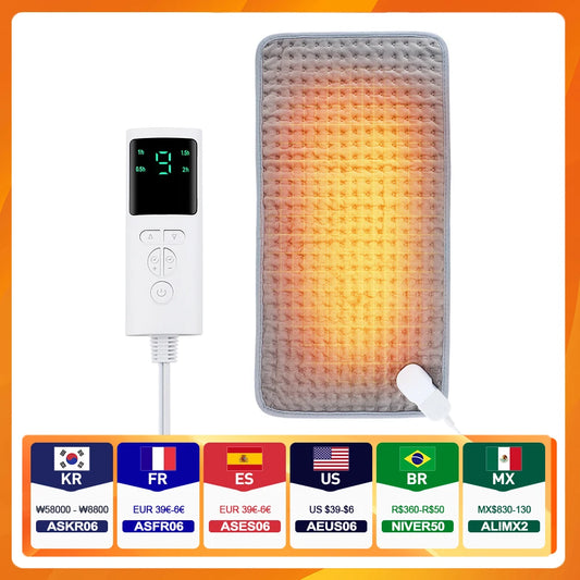 Couverture Chauffante Électrique - Tapis Chauffant Lit