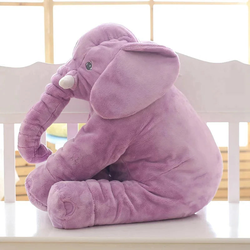 Éléphant Géant Peluche 60cm - Oreiller Câlin XXL Enfant