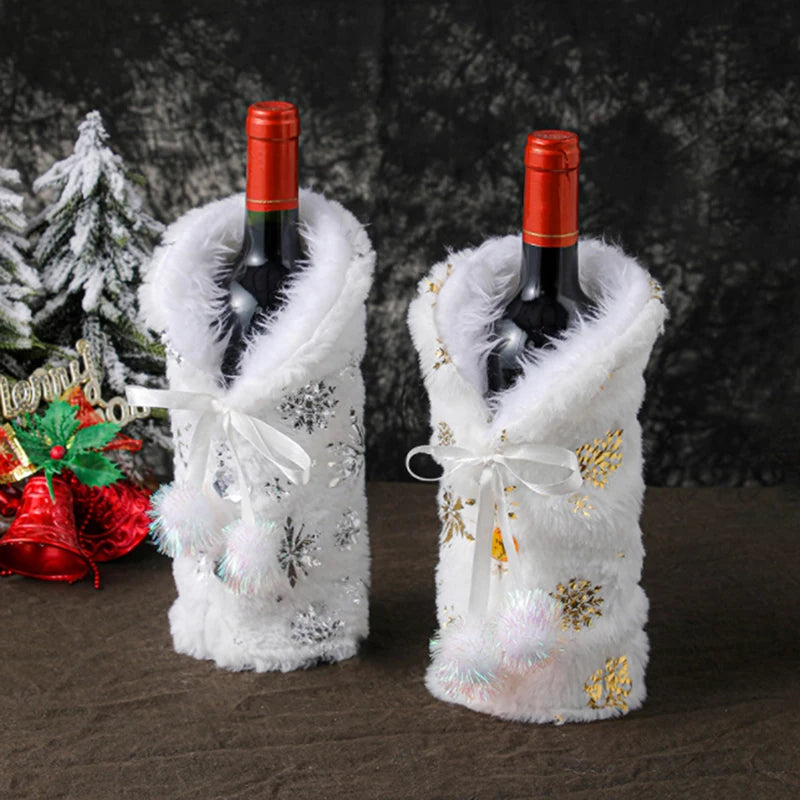 Sac Couverture Bouteille Vin Noël - Votre Père Noël Magique Cadeau