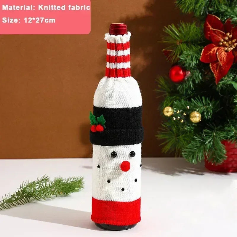 Couverture Bouteille Vin Noël 2025 - Votre Habillage Magique Festif