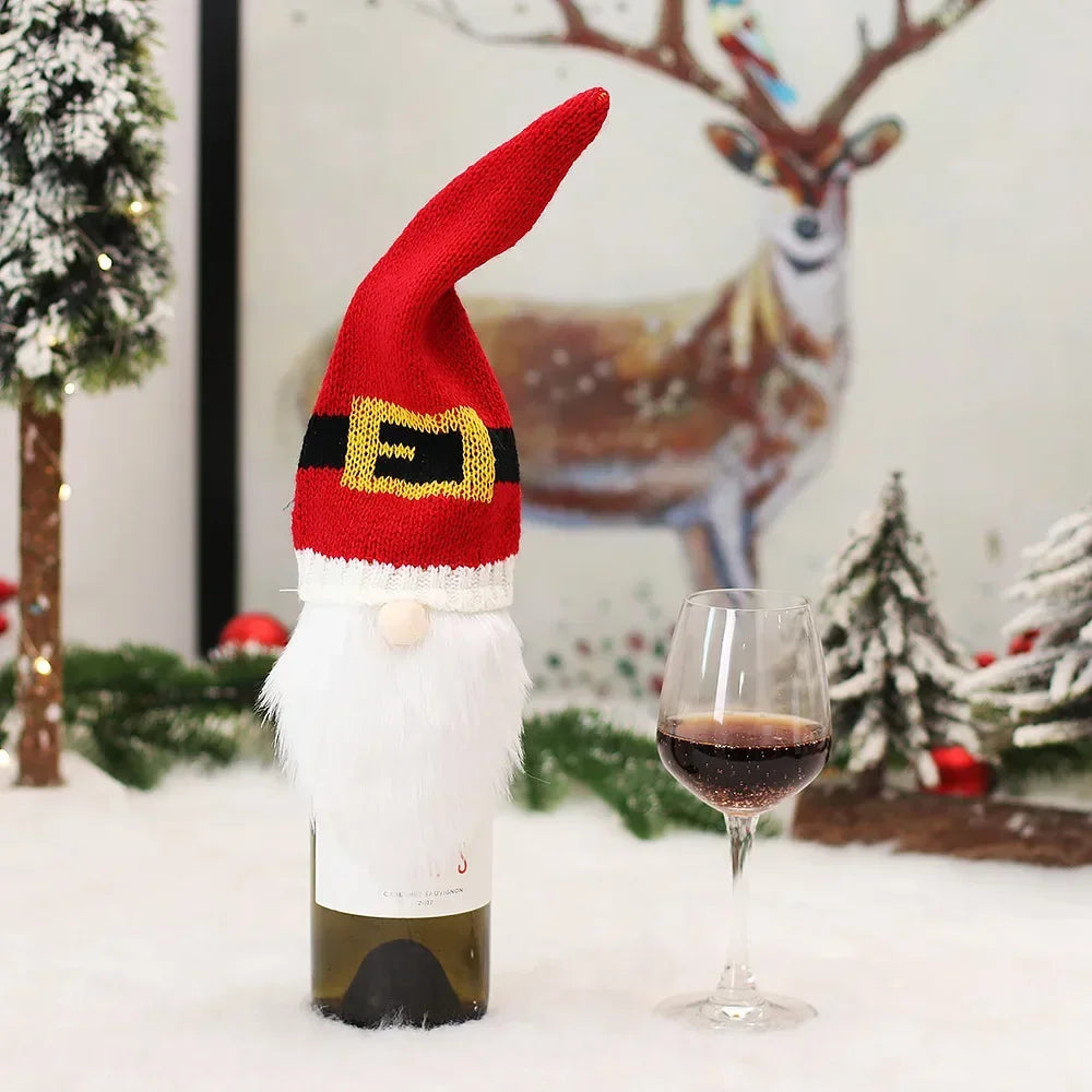 Couverture Bouteille Vin Noël 2025 - Votre Habillage Magique Festif