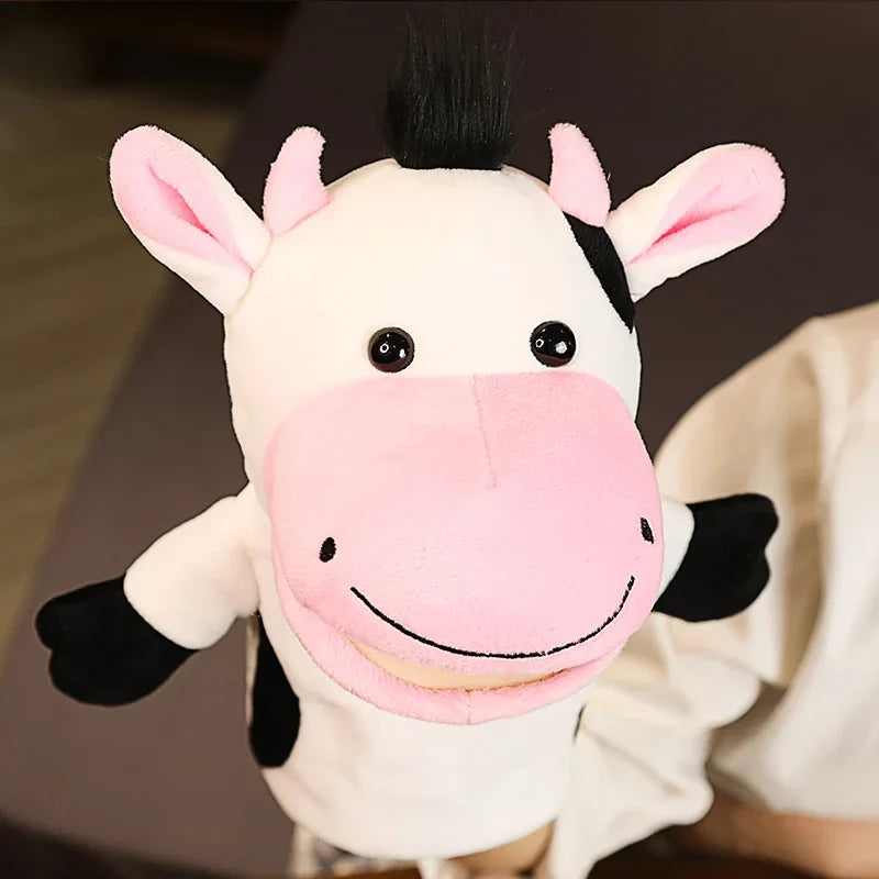 Jouet éducatif en peluche – marionnette à doigt animaux pour enfants dès 1 an