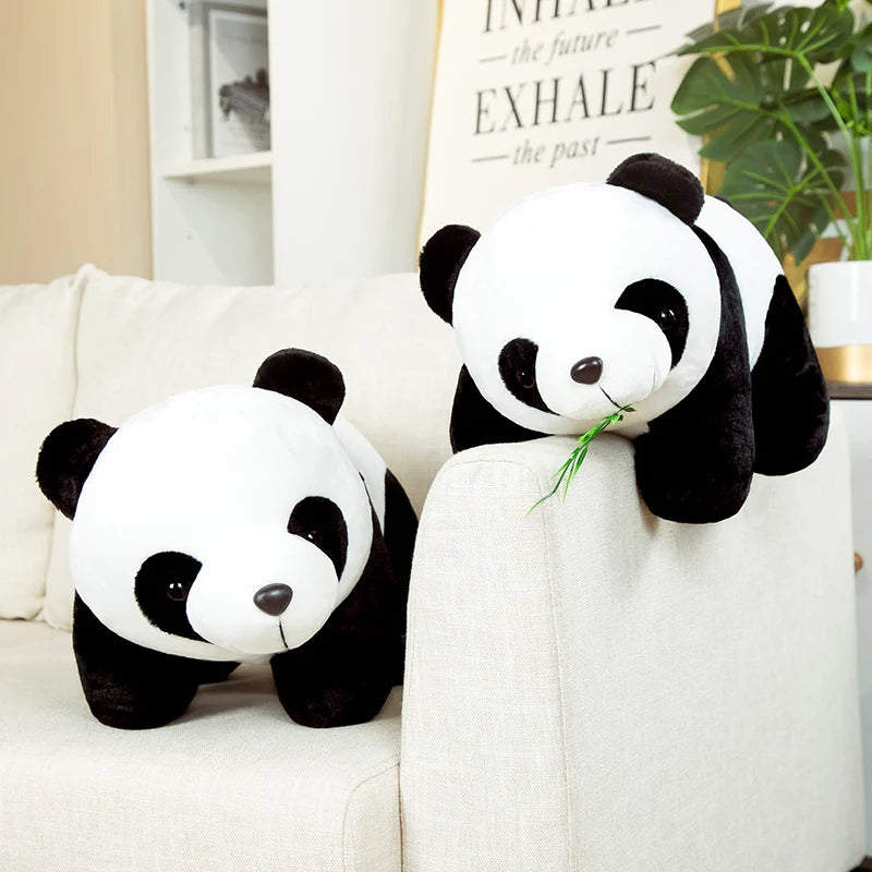 Panda Bambou Peluche 20cm - Matériaux Écologiques