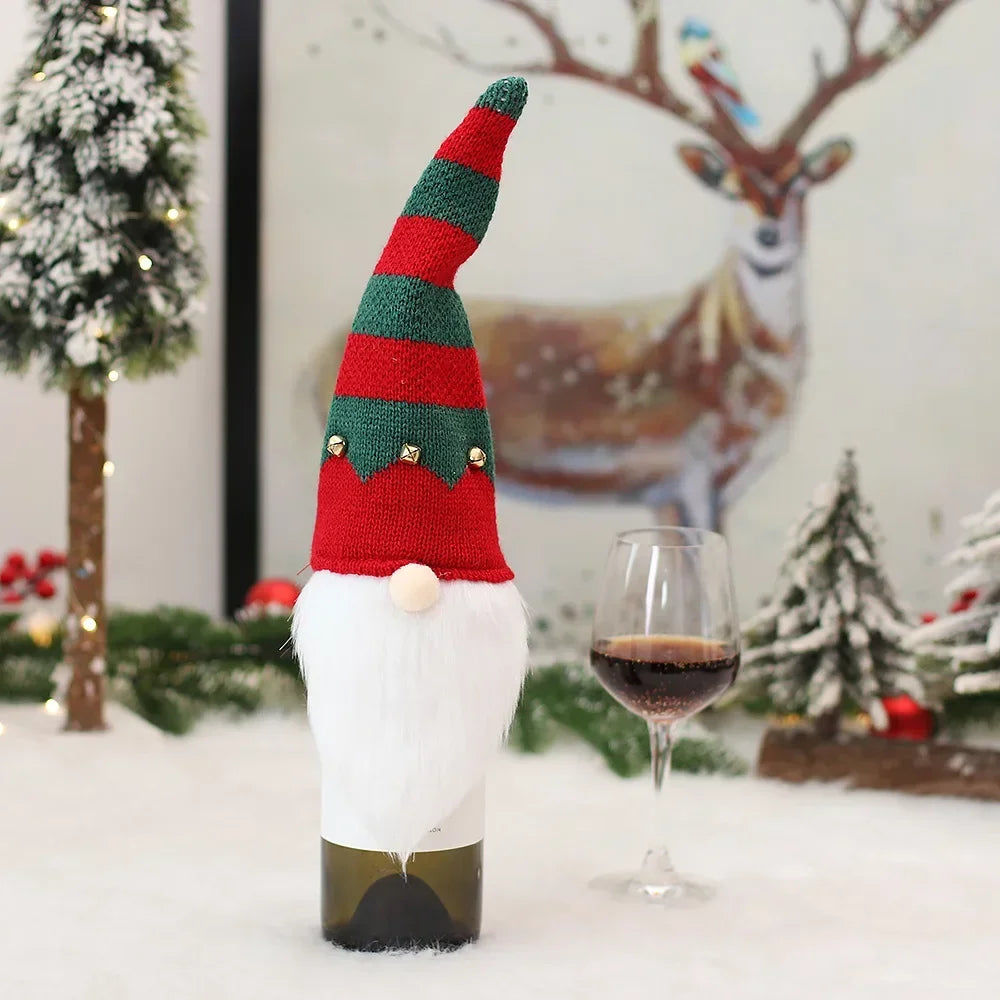 Couverture Bouteille Vin Noël 2025 - Votre Habillage Magique Festif