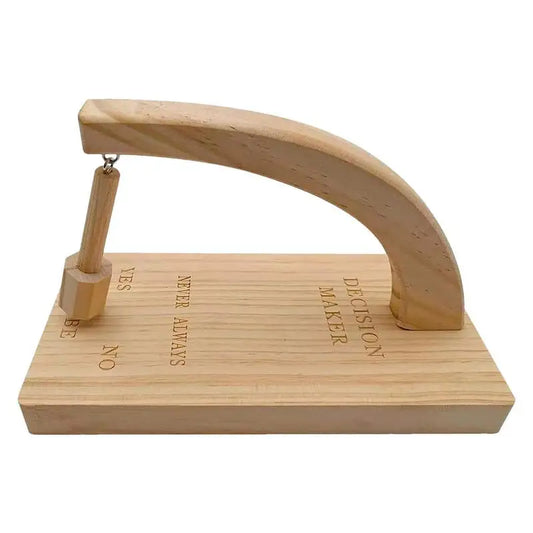 Pendule Magnétique en Bois avec Balançoire - Outil de Décision et Divination Interactif