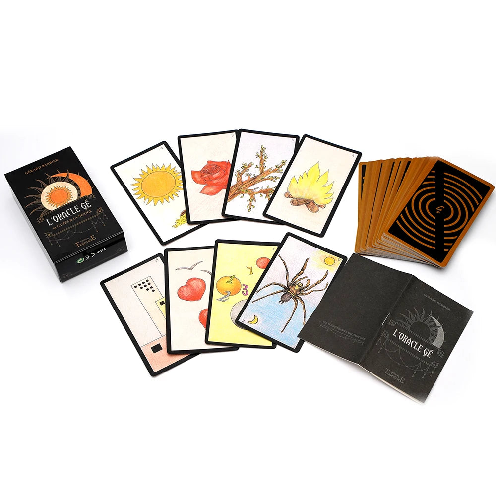 Oracle Gé – Jeu divinatoire français avec 61 cartes et notice explicative