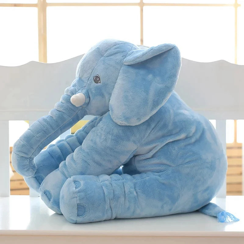 Éléphant Géant Peluche 60cm - Oreiller Câlin XXL Enfant