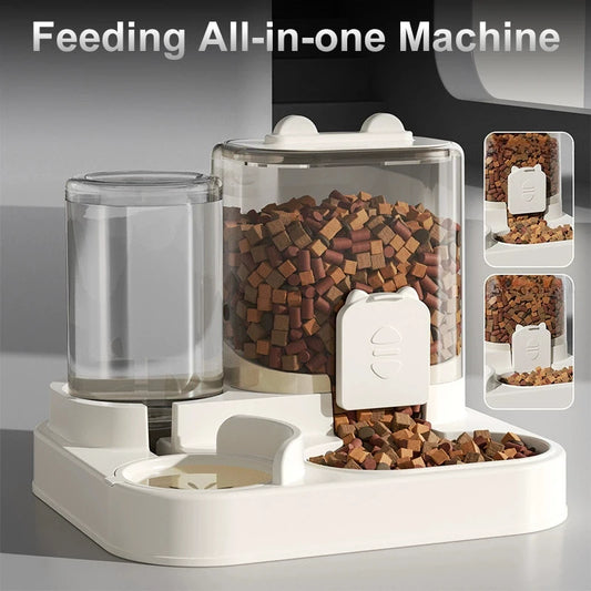 Distributeur Magique 2-en-1 - Votre Gardien Alimentation Autonome