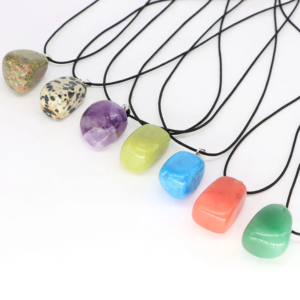 Pendentif Pierre Naturelle Reiki 30mm - Quartz Rose Aventurine