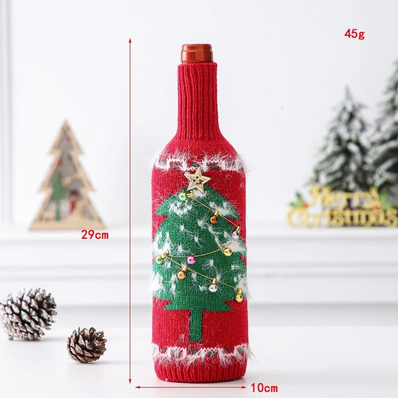 Couverture Bouteille Vin Noël 2025 - Votre Habillage Magique Festif