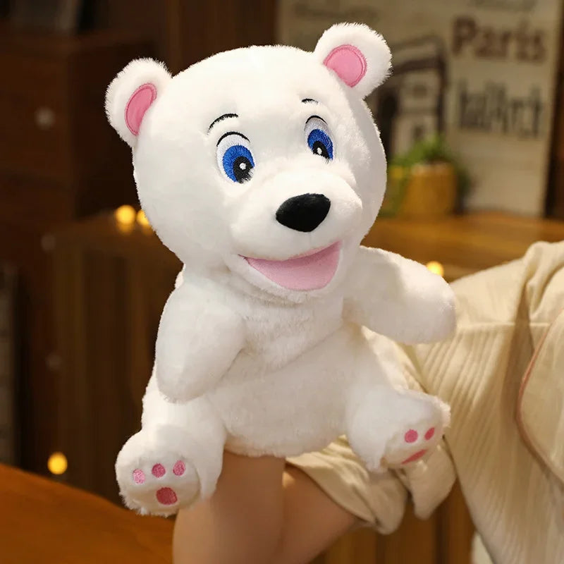 Jouet éducatif en peluche – marionnette à doigt animaux pour enfants dès 1 an