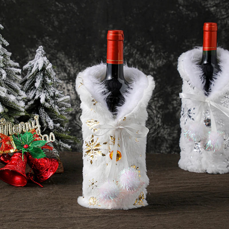 Sac Couverture Bouteille Vin Noël - Votre Père Noël Magique Cadeau