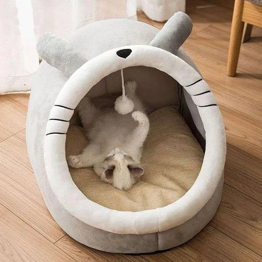 Tente Chat Auto Chauffante - Grotte Pliable Lavable