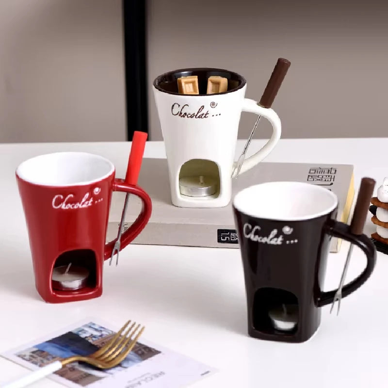 Tasse Fondue Chocolat 130ml - Votre Rituel Gourmand Magique