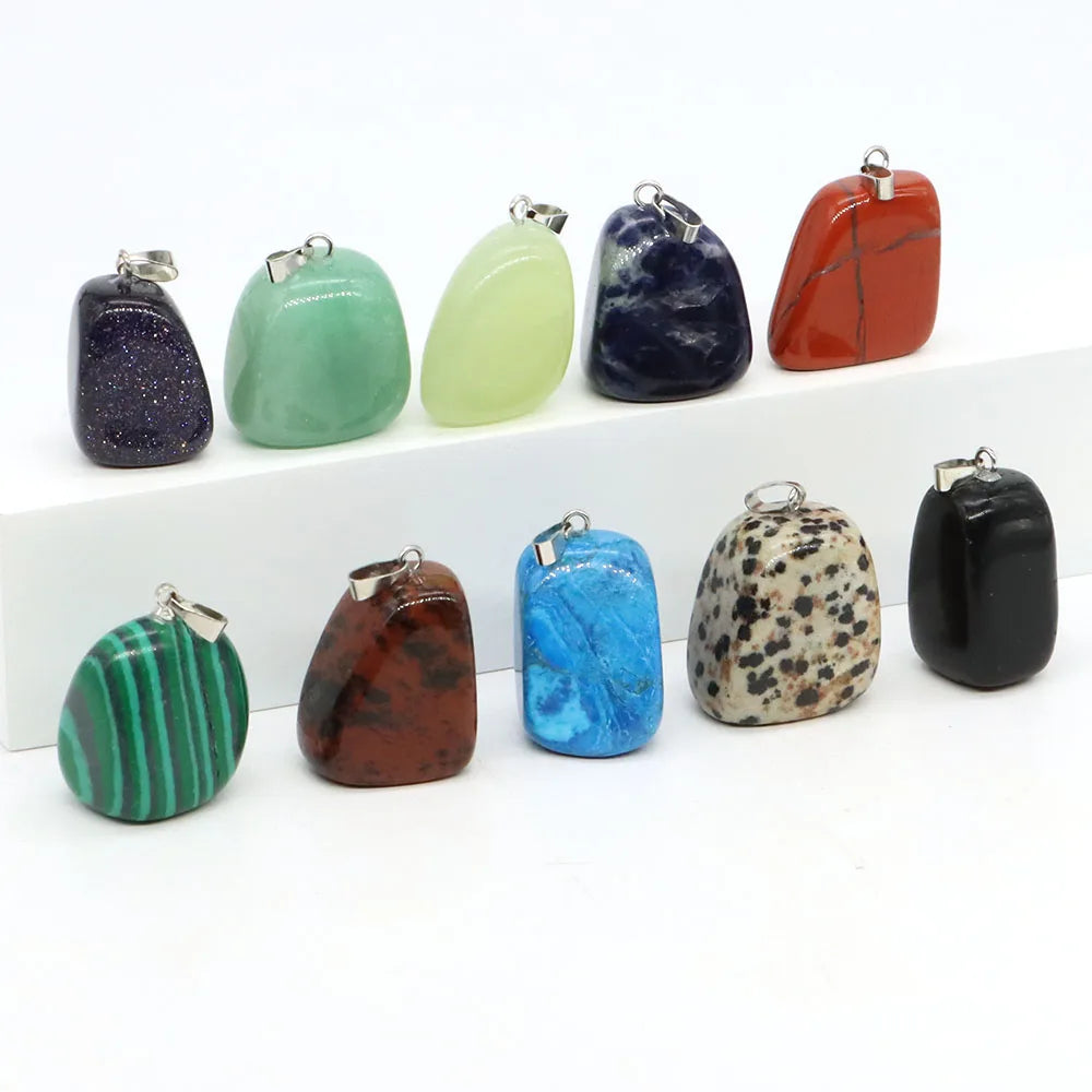 Pendentif Pierre Naturelle Reiki 30mm - Quartz Rose Aventurine