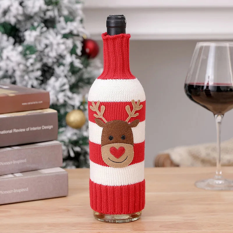 Couverture Bouteille Vin Noël 2025 - Votre Habillage Magique Festif