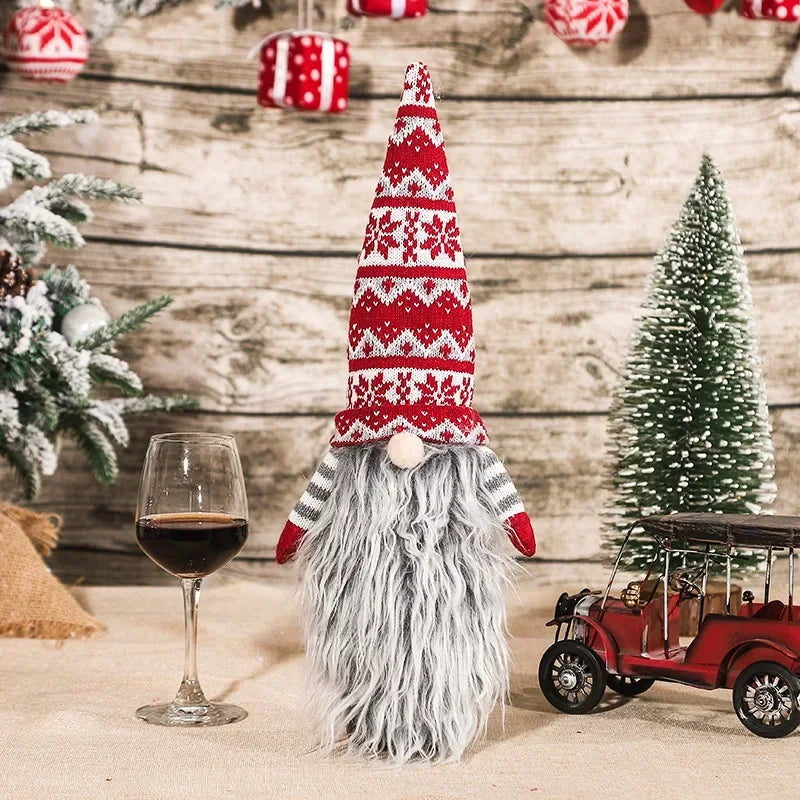 Couverture Bouteille Vin Noël 2025 - Votre Habillage Magique Festif