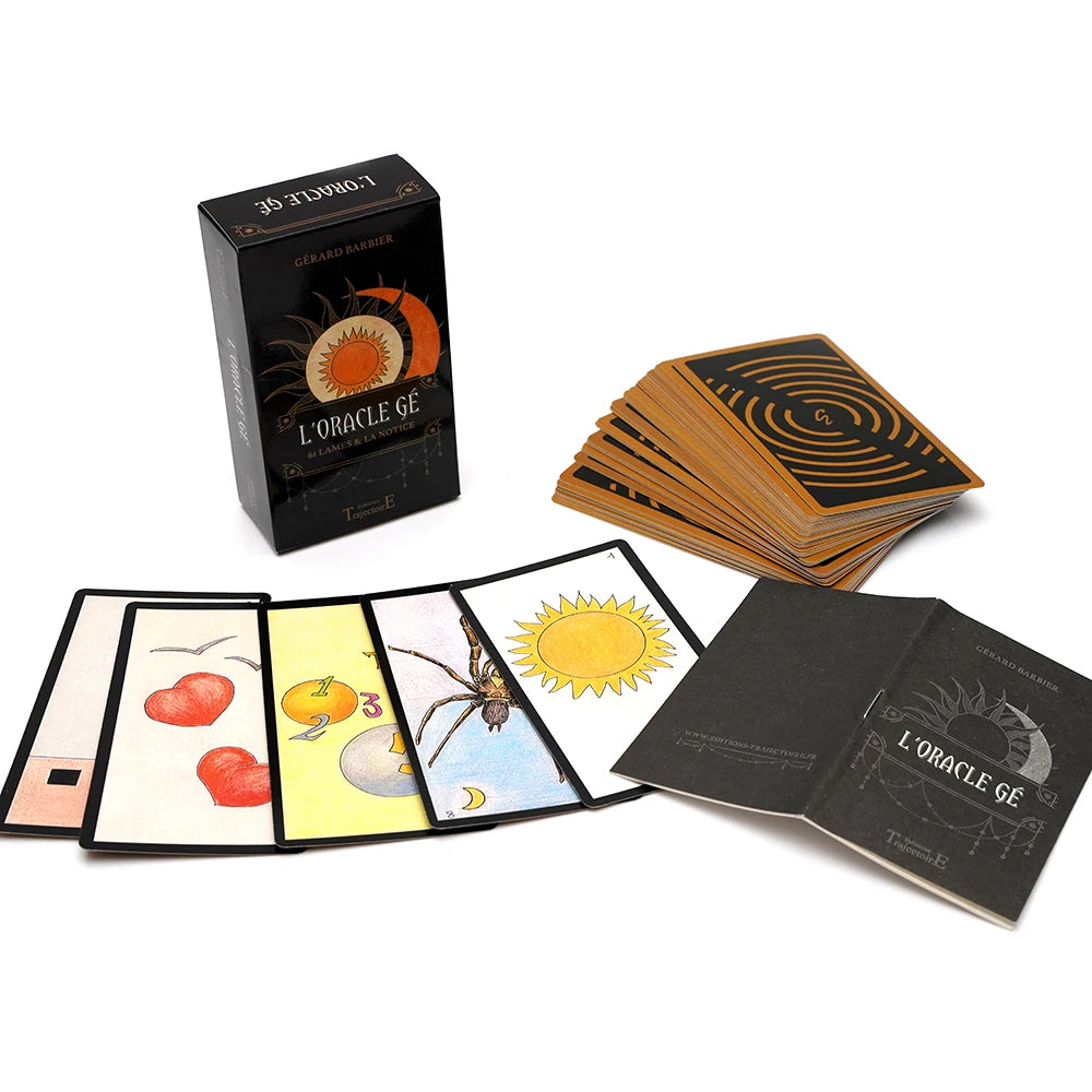 Oracle Gé – Jeu divinatoire français avec 61 cartes et notice explicative
