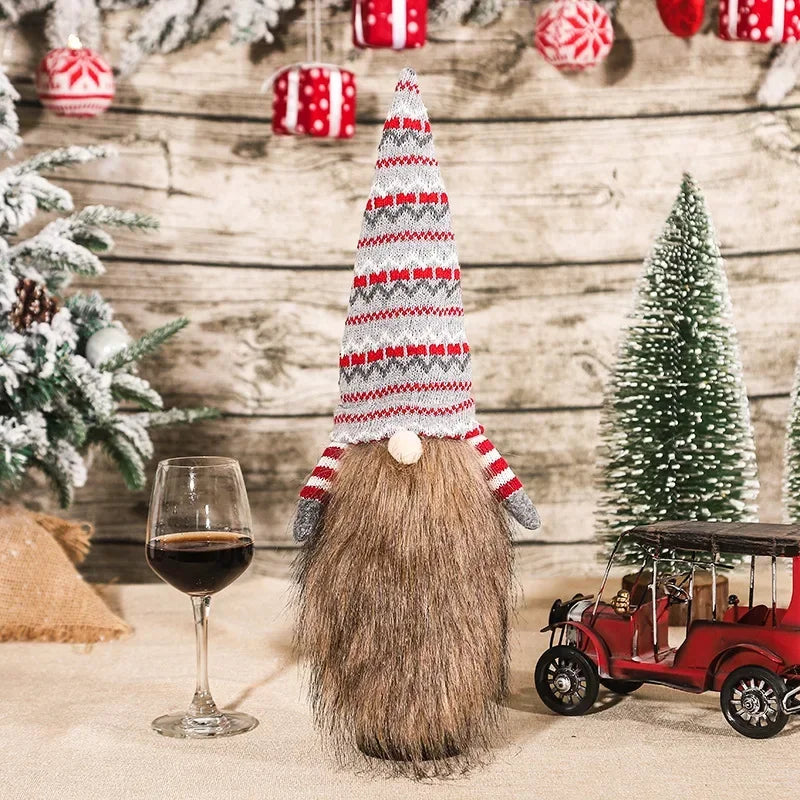 Couverture Bouteille Vin Noël 2025 - Votre Habillage Magique Festif