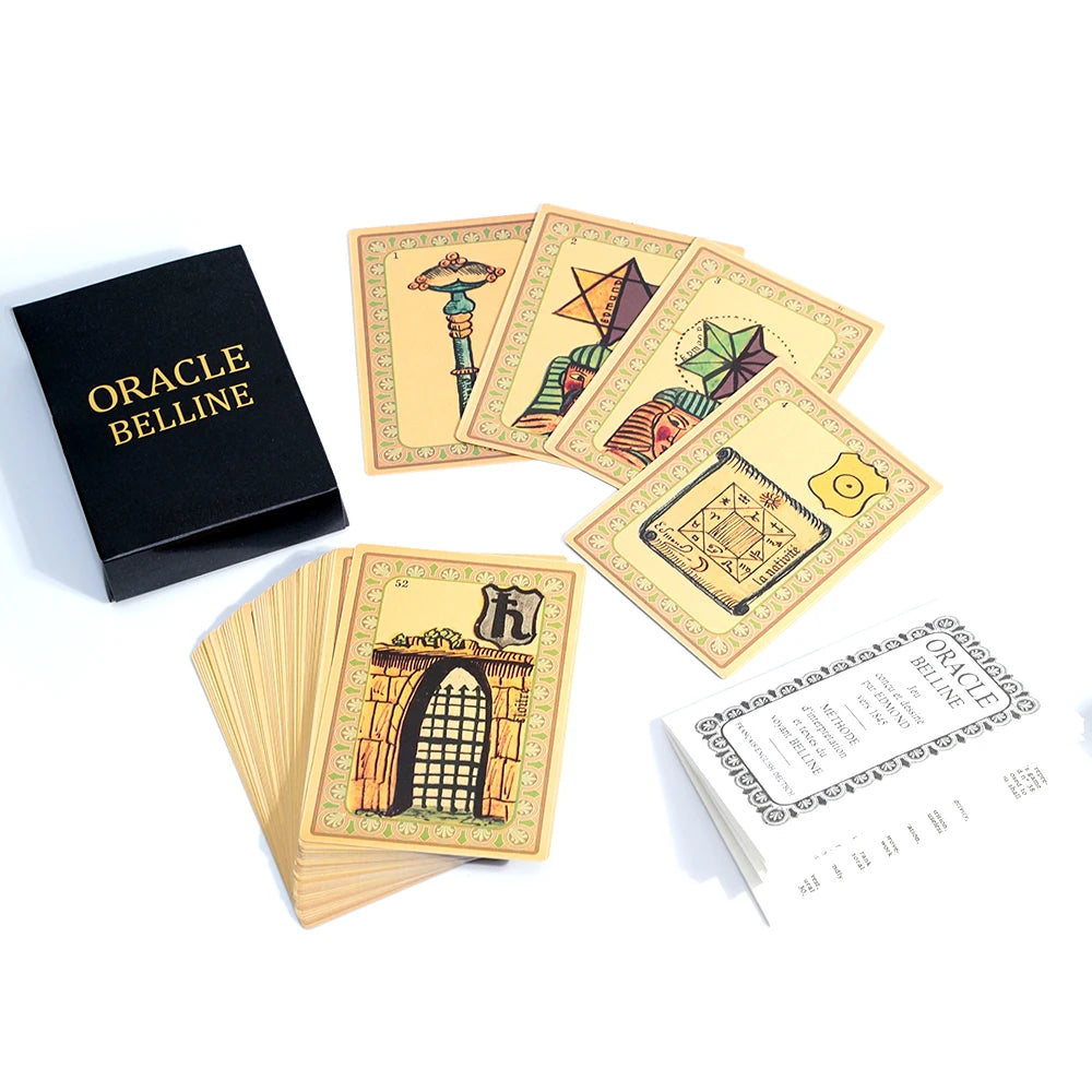 Oracle Belline – Jeu divinatoire avec 53 cartes et guide spirituel inclus