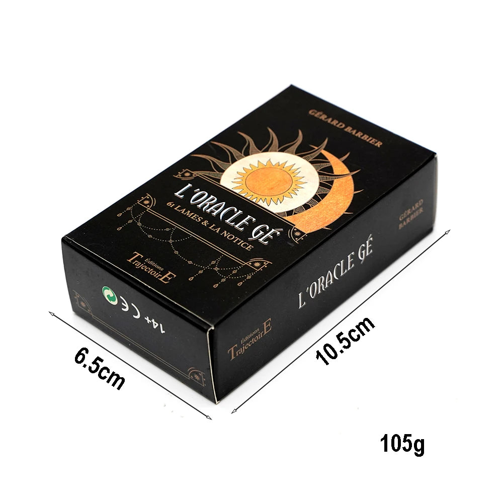 Oracle Gé – Jeu divinatoire français avec 61 cartes et notice explicative