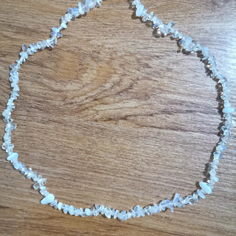 Tour de Cou Pierre Naturelle Femme 40cm - Bijou Bohème Quartz Rose