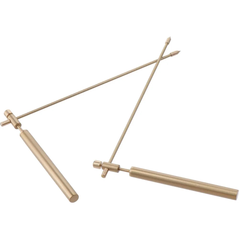 Tiges de radiesthésie en cuivre pur 99.9%– Équipement de chasse fantôme 2 pièces