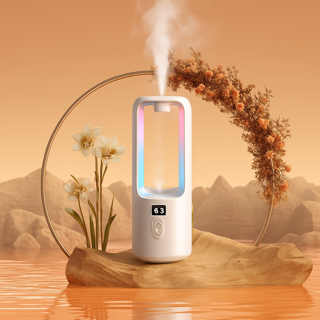 Diffuseur dans une composition artistique sans texte