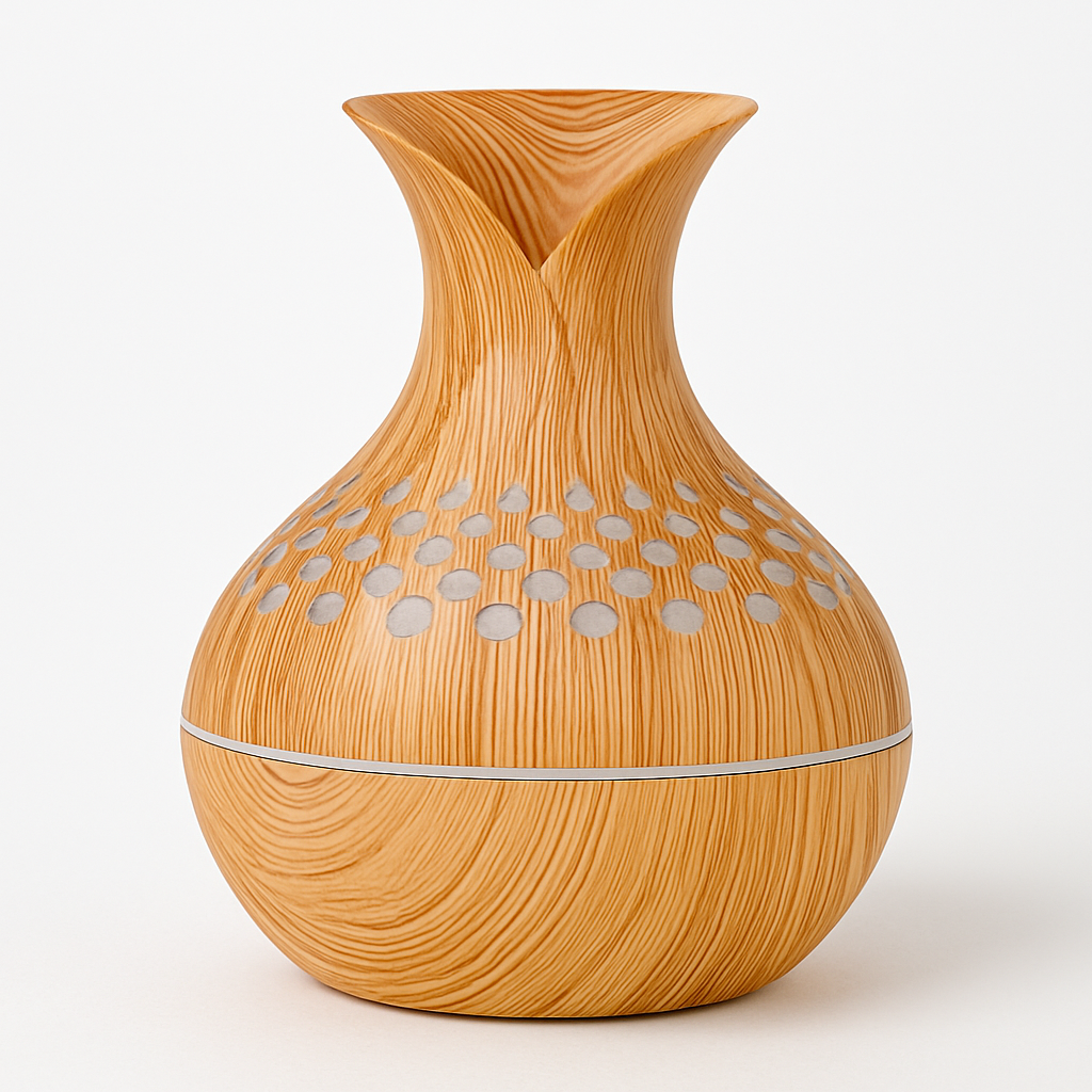 Diffuseur d'huiles essentielles en bois sans texte