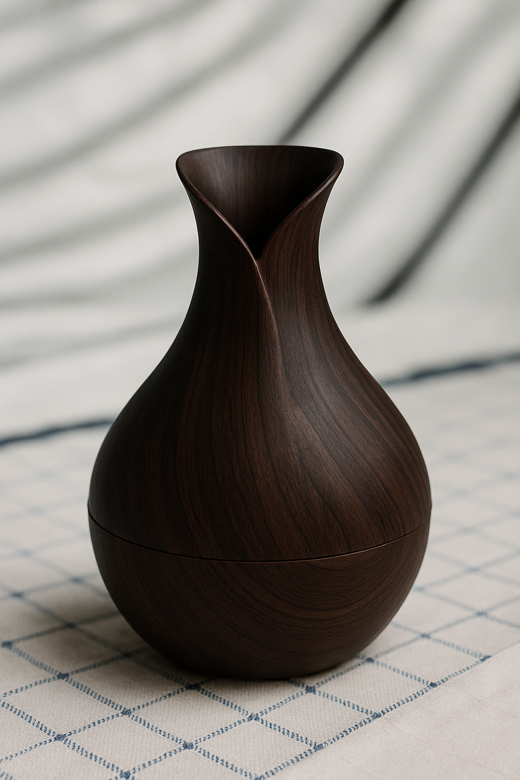 Diffuseur en forme de goutte bois profond